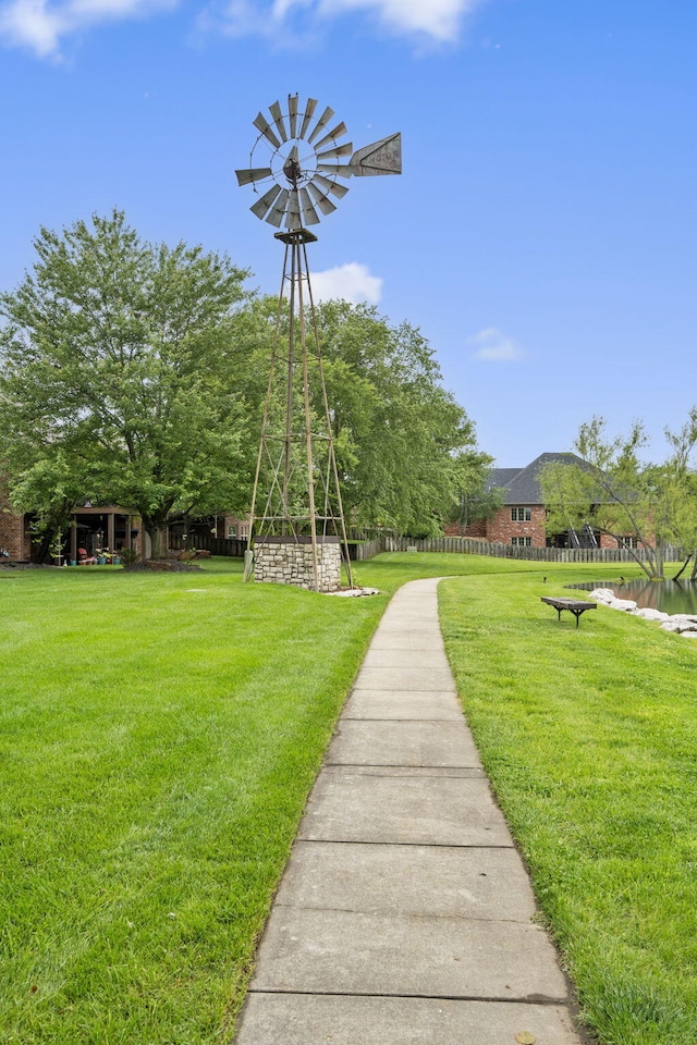 604 N Cascades Dr, Nixa, MO 65714 - view of community with a lawn