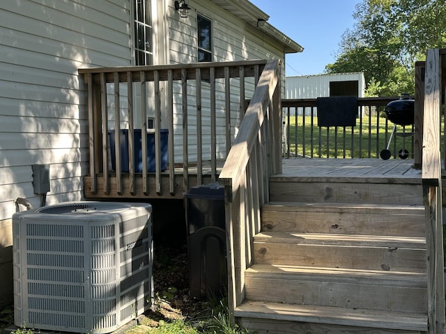 9611 Co Rd Unit A-436, Ava, MO 65608 - deck featuring central air condition unit