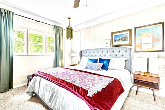 801 N Myrtle St, Pierce City, MO 65723 - bedroom featuring carpet flooring, baseboards, and a ceiling fan