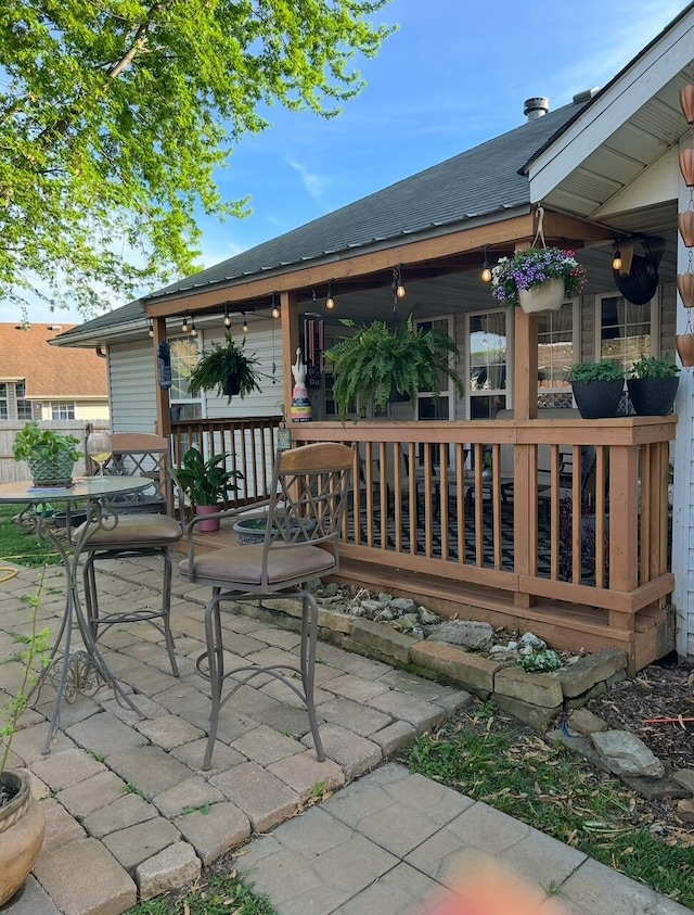 3943 W Kay Pointe Blvd, Springfield, MO 65802 - wooden deck with a patio