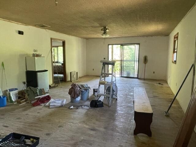 10694 Red Spring Rd, Mountain Grove, MO 65711 - living area featuring a textured ceiling