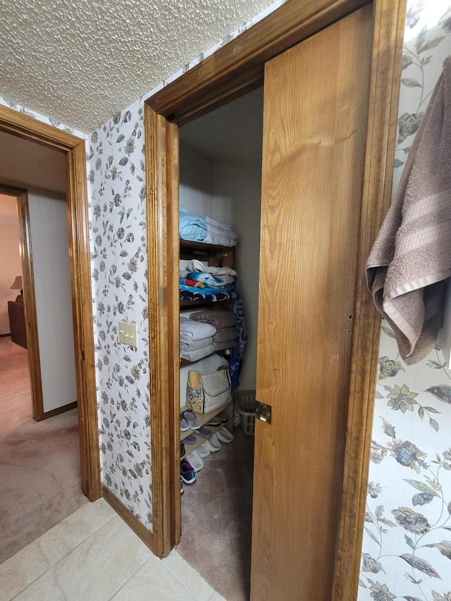 150 Sunken Forest Dr Unit 235, Forsyth, MO 65653 - detailed view of wallpapered walls, carpet floors, and baseboards