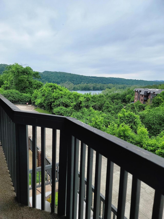 150 Sunken Forest Dr Unit 235, Forsyth, MO 65653 - balcony featuring a wooded view and a water view
