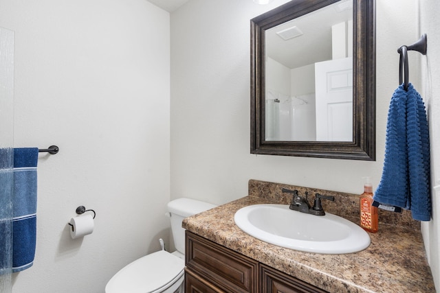 131 Lake Beach Ln, Hollister, MO 65672 - bathroom with toilet and vanity