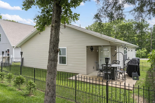 131 Lake Beach Ln, Hollister, MO 65672 - back of property featuring a patio