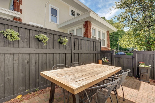 1501 E Walnut St, Springfield, MO 65802 - view of patio / terrace with a gate