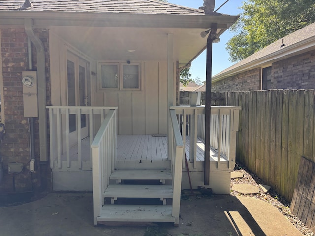 view of deck