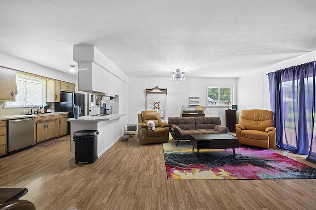 103 W Mockingbird Ln, Crane, MO 65633 - living room with wood finished floors