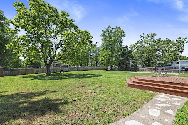 103 W Mockingbird Ln, Crane, MO 65633 - view of yard with a wooden deck