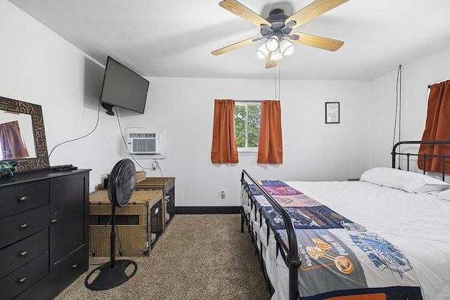 103 W Mockingbird Ln, Crane, MO 65633 - bedroom with carpet floors, baseboards, and a ceiling fan