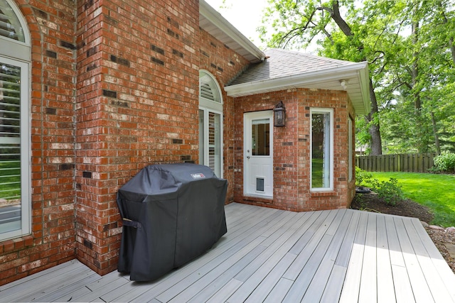 2539 S Forrest Heights Ave, Springfield, MO 65809 - deck with grilling area