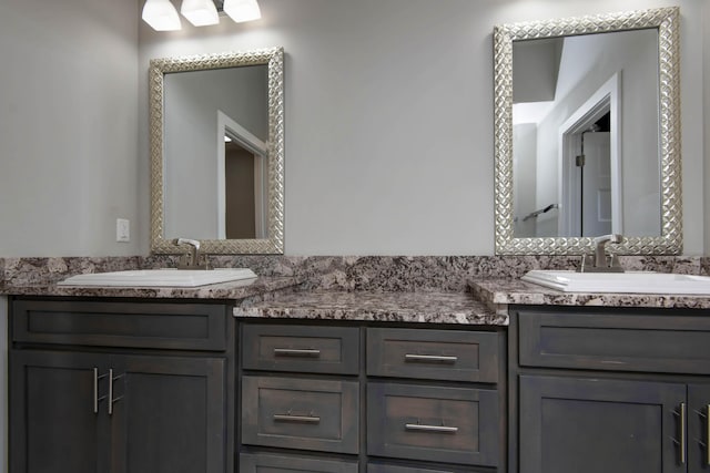 622 N Rockingham Ave, Nixa, MO 65714 - bathroom featuring double vanity