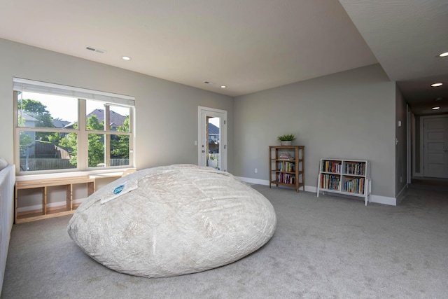 622 N Rockingham Ave, Nixa, MO 65714 - carpeted bedroom with baseboards and recessed lighting