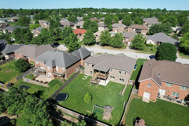 622 N Rockingham Ave, Nixa, MO 65714 - aerial overview of property's location featuring nearby suburban area
