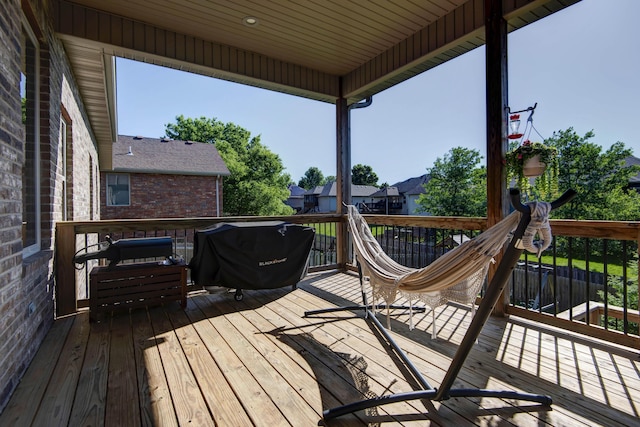 622 N Rockingham Ave, Nixa, MO 65714 - deck featuring grilling area