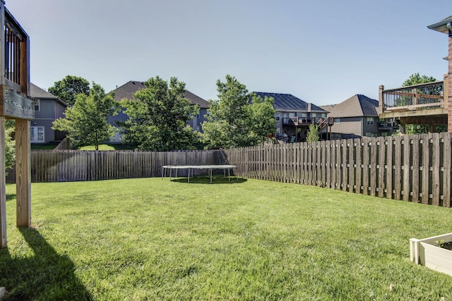 622 N Rockingham Ave, Nixa, MO 65714 - view of yard with a trampoline and a residential view