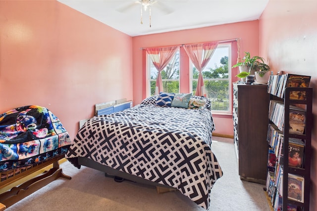8385 Sate Highway 5, Gainesville, MO 65655 - carpeted bedroom featuring ceiling fan and baseboards
