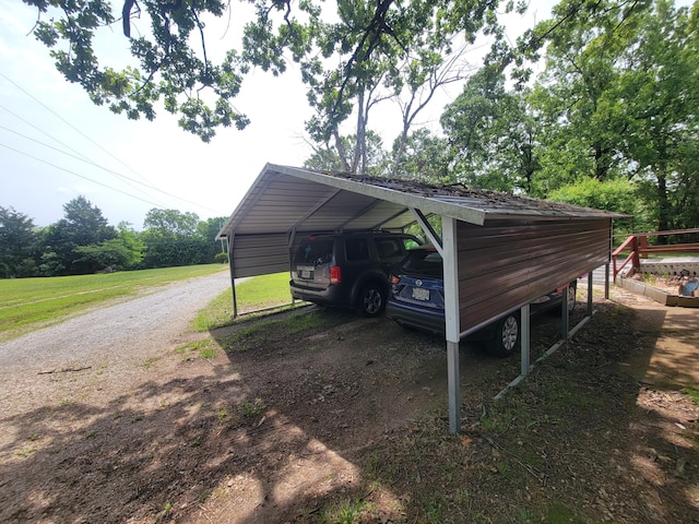 8385 Sate Highway 5, Gainesville, MO 65655 - view of car parking with a carport and driveway
