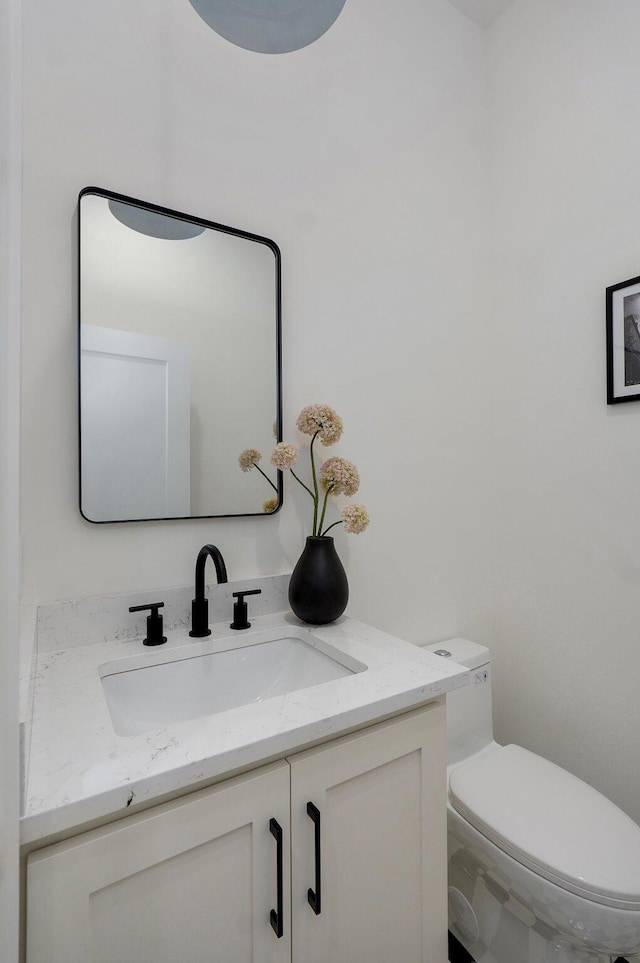 1702 E Cobblestone Dr, Ozark, MO 65721 - half bath with vanity and toilet