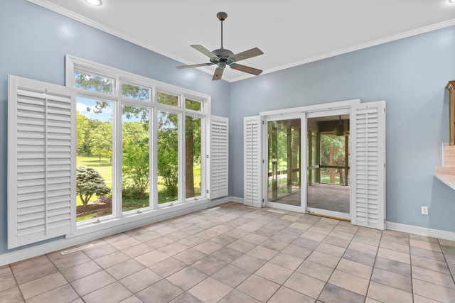 8205 Quail Ridge Ct, Nixa, MO 65714 - unfurnished sunroom featuring plenty of natural light and french doors