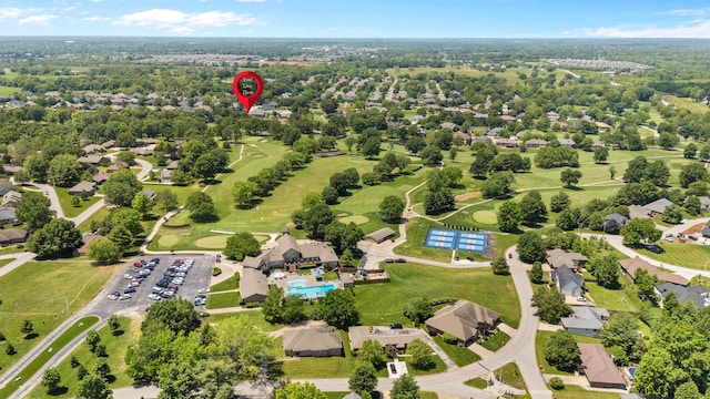 8205 Quail Ridge Ct, Nixa, MO 65714 - aerial perspective of suburban area