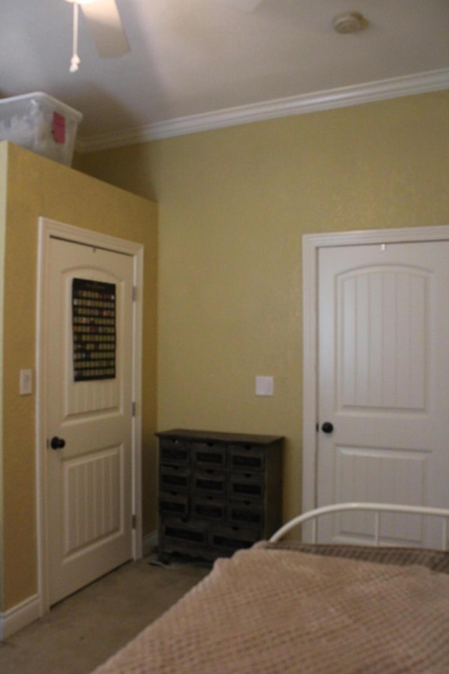 1012 E 3rd St, Monett, MO 65708 - bedroom featuring crown molding and baseboards