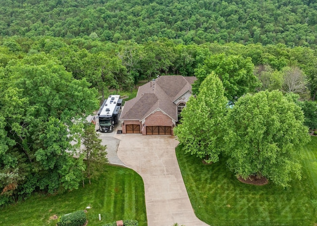 245 William Pl, Branson, MO 65616 - view from above of property featuring a forest