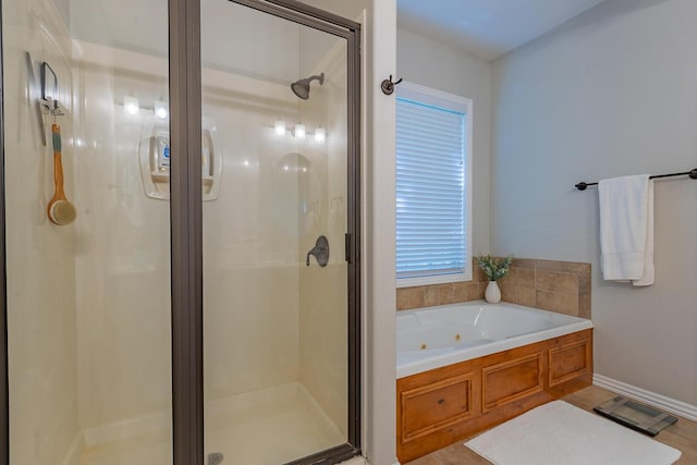 853 E Grafton Dr, Nixa, MO 65714 - full bath featuring a shower stall and a jetted tub