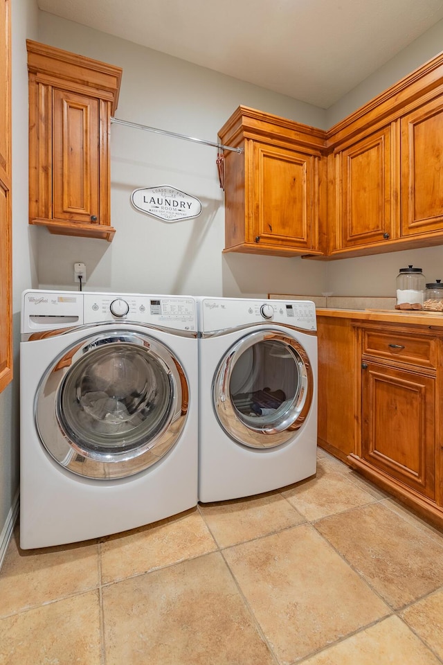 853 E Grafton Dr, Nixa, MO 65714 - washroom featuring cabinet space and separate washer and dryer