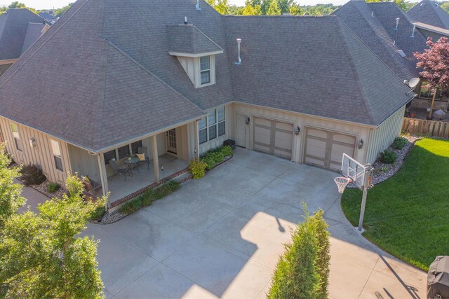 853 E Grafton Dr, Nixa, MO 65714 - aerial view of property and surrounding area