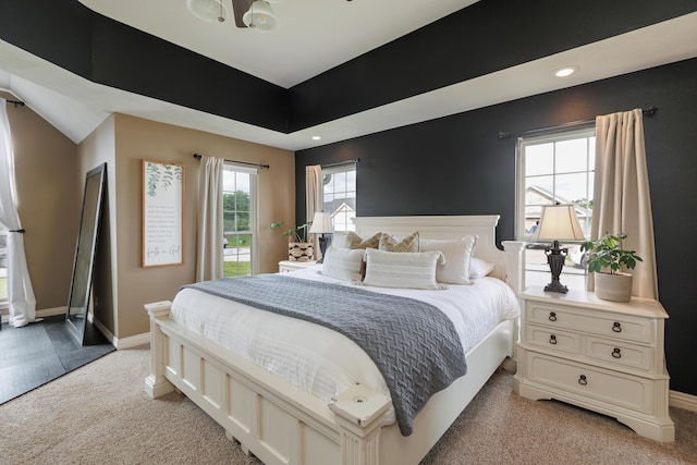 1415 Woodland Rd, Marshfield, MO 65706 - bedroom featuring light carpet, baseboards, and recessed lighting