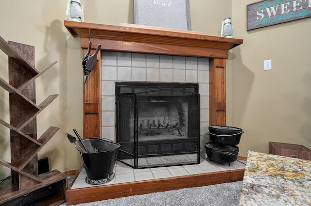 413 W Chestnut Rd, Nixa, MO 65714 - detailed view of a fireplace
