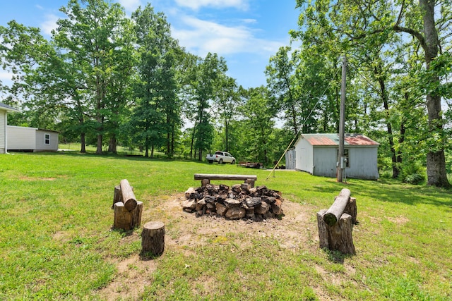 1899 State Highway Dd, Ava, MO 65608 - view of green lawn featuring an outbuilding
