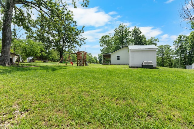 1899 State Highway Dd, Ava, MO 65608 - view of green lawn featuring a playground