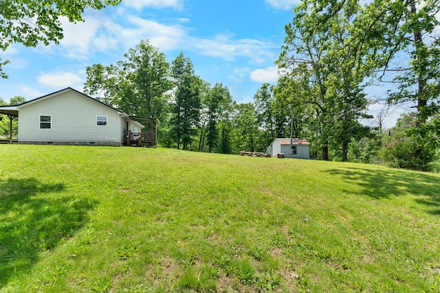 1899 State Highway Dd, Ava, MO 65608 - view of grassy yard featuring an outdoor structure