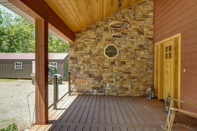 8403 Lawrence Unit 1040, La Russell, MO 64848 - view of deck