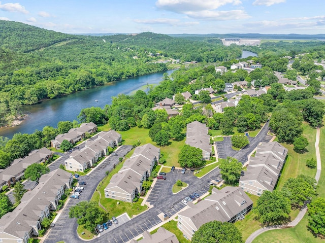 280 Wimbledon Dr Unit 8, Branson, MO 65616 - aerial perspective of suburban area featuring a nearby body of water