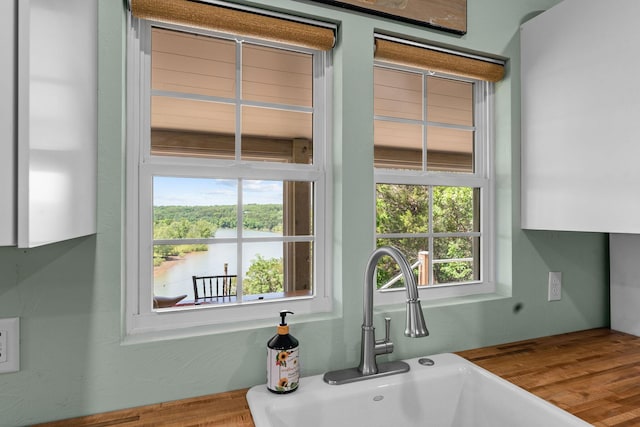 27841 Old Pace Ln, Shell Knob, MO 65747 - kitchen view of a sink and a large body of water
