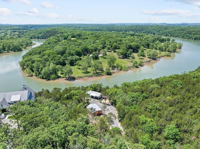 27841 Old Pace Ln, Shell Knob, MO 65747 - bird's eye view of a forest and a large body of water
