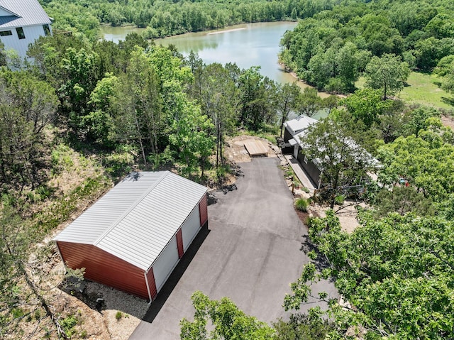 27841 Old Pace Ln, Shell Knob, MO 65747 - aerial view of a heavily wooded area and a large body of water