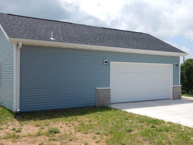 510 Kenny St, Ava, MO 65608 - view of property exterior featuring brick siding and roof with shingles