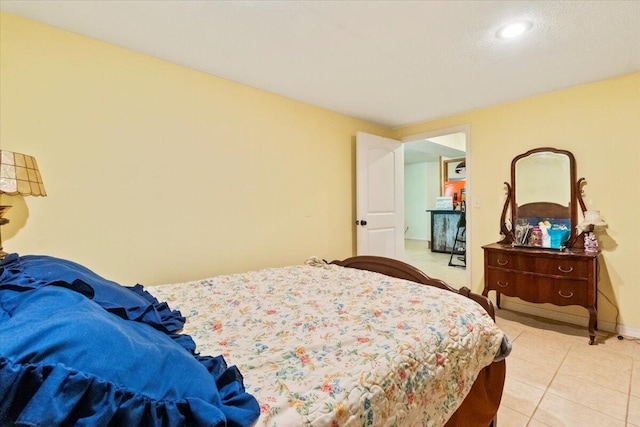 657 Plentywood Ln, Gainesville, MO 65655 - bedroom with light tile patterned floors, baseboards, and recessed lighting