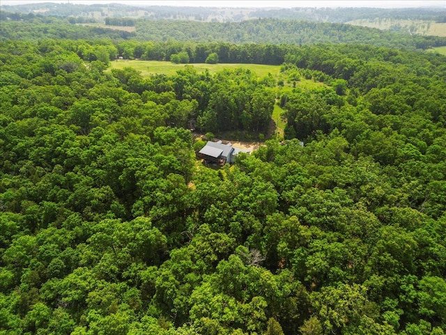 657 Plentywood Ln, Gainesville, MO 65655 - aerial view of a heavily wooded area