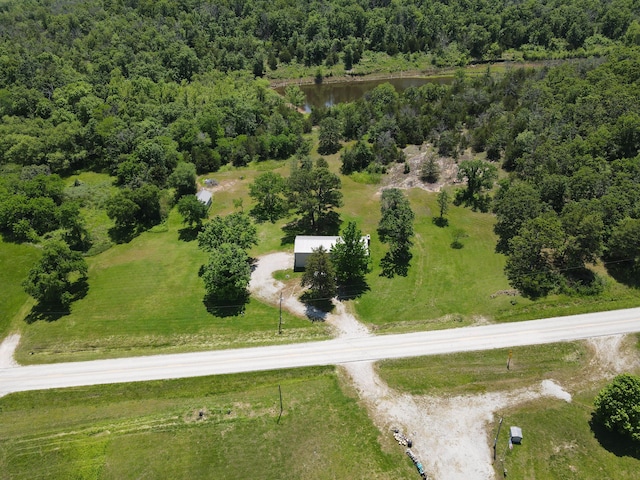 821 NW B Hwy, Osceola, MO 64776 - drone / aerial view of a forest and a nearby body of water
