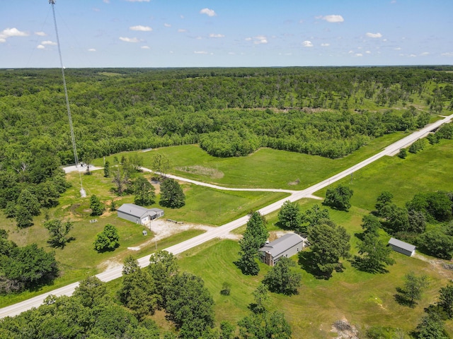 821 NW B Hwy, Osceola, MO 64776 - drone / aerial view of a heavily wooded area