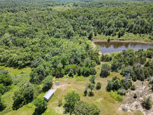821 NW B Hwy, Osceola, MO 64776 - aerial view of a heavily wooded area and a large body of water