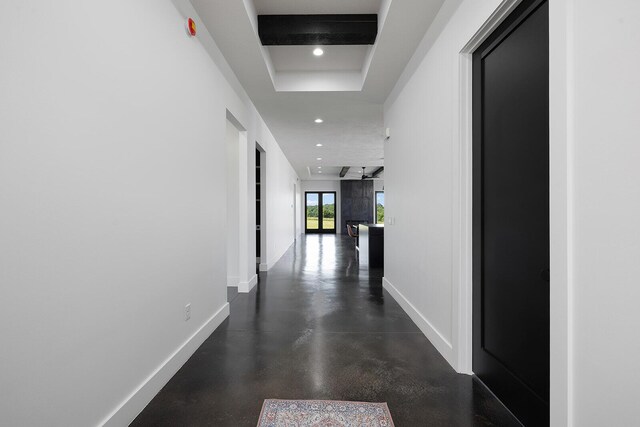 13213 State Highway M, Billings, MO 65610 - hall with recessed lighting and concrete floors