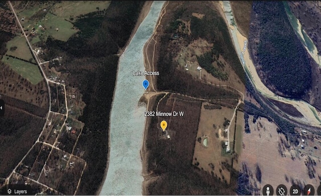 2382 Minnow Dr, Omaha, AR 72662 - aerial view of property's location