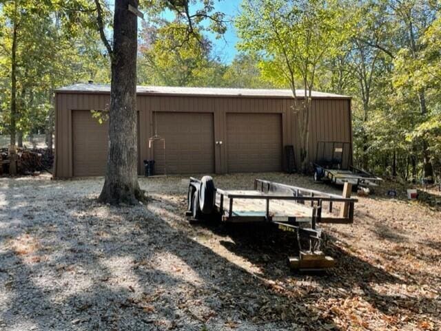 2382 Minnow Dr, Omaha, AR 72662 - view of detached garage