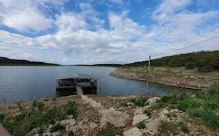 2382 Minnow Dr, Omaha, AR 72662 - dock area featuring a water view